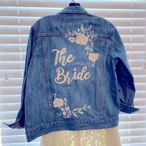 Wedding Jean Jacket NWT Never Worn